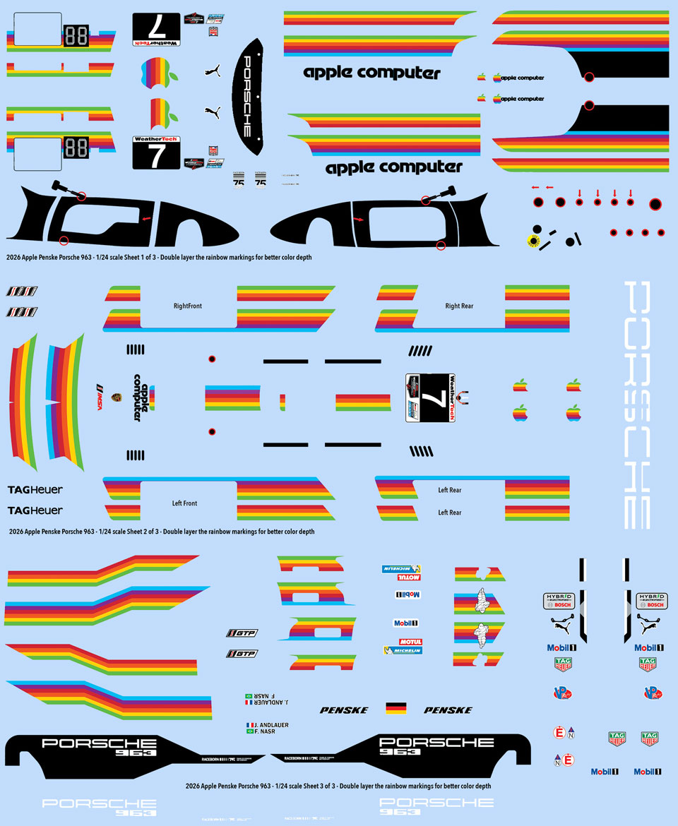 2026 Apple 963 Decals