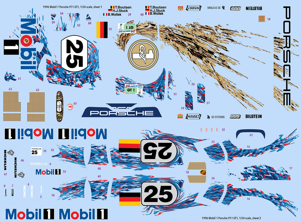1996 Mobil 1 Porsche 911GT1
